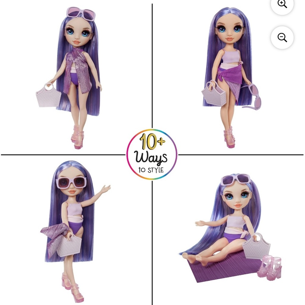 Rainbow High Swim & Style Violet, Purple 11” Doll, Ages 4-12 - Picture 5 of 6